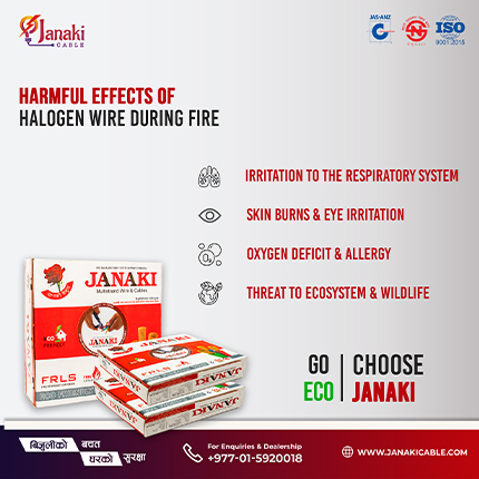 No Fire, No Smoke, Safe Home and Office in India with Janaki Cable Industries