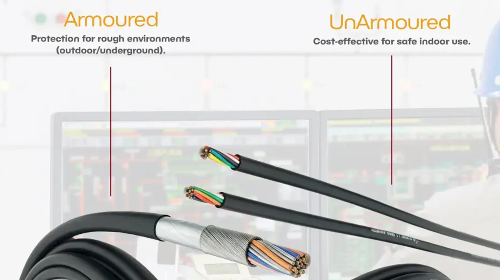 PVC Insulated Armoured and Unarmoured Control Cables PVC Insulated Armoured and Unarmoured Control Cables